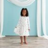 Long Sleeve Twirl Dress In Blue Heron -Kyte Baby kyte baby toddler long sleeve twirl dress long sleeve twirl dress in blue heron 32715449663599