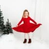 Long Sleeve Twirl Dress In Cardinal -Kyte Baby kyte baby toddler long sleeve twirl dress long sleeve twirl dress in cardinal 31790866071663