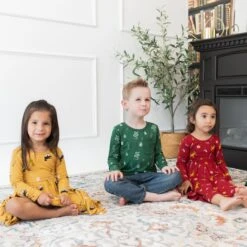 Long Sleeve Twirl Dress In Hufflepuff™ -Kyte Baby kyte baby toddler long sleeve twirl dress long sleeve twirl dress in hufflepuff 32475975909487