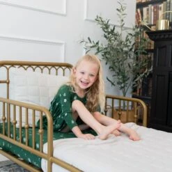 Long Sleeve Twirl Dress In Slytherin™ -Kyte Baby kyte baby toddler long sleeve twirl dress long sleeve twirl dress in slytherin 32475943829615