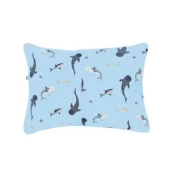 Toddler Pillowcase In Shark -Kyte Baby kyte baby toddler pillow case shark toddler toddler pillowcase in shark 32565179613295