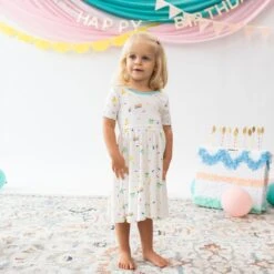 Twirl Dress In Cloud Party