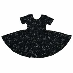 Twirl Dress In Midnight Constellation