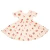 Twirl Dress In Peach -Kyte Baby kyte baby toddler short sleeve twirl dress twirl dress in peach 32243855523951