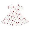 Twirl Dress In Strawberry -Kyte Baby kyte baby toddler short sleeve twirl dress twirl dress in strawberry 31862550134895