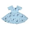 Twirl Dress In Stream Shark -Kyte Baby kyte baby toddler short sleeve twirl dress twirl dress in stream shark 31146182803567