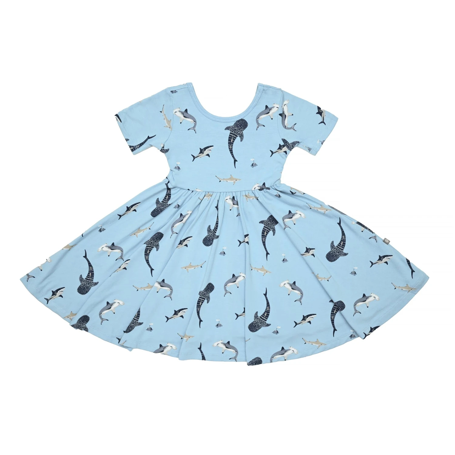 Twirl Dress In Stream Shark 3 Twirl Dress In Stream Shark