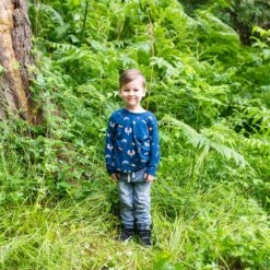 Long Sleeve Toddler Crew Neck Tee In Ravenclaw™ -Kyte Baby kyte baby toddler unisex tee long sleeve toddler crew neck tee in ravenclaw 32475939307631