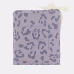 Twin Sheet In Taro Leopard 7 Twin Sheet In Taro Leopard -Kyte Baby kyte baby twin sheets taro leopard twin sheet twin sheet in taro leopard 32326557040751