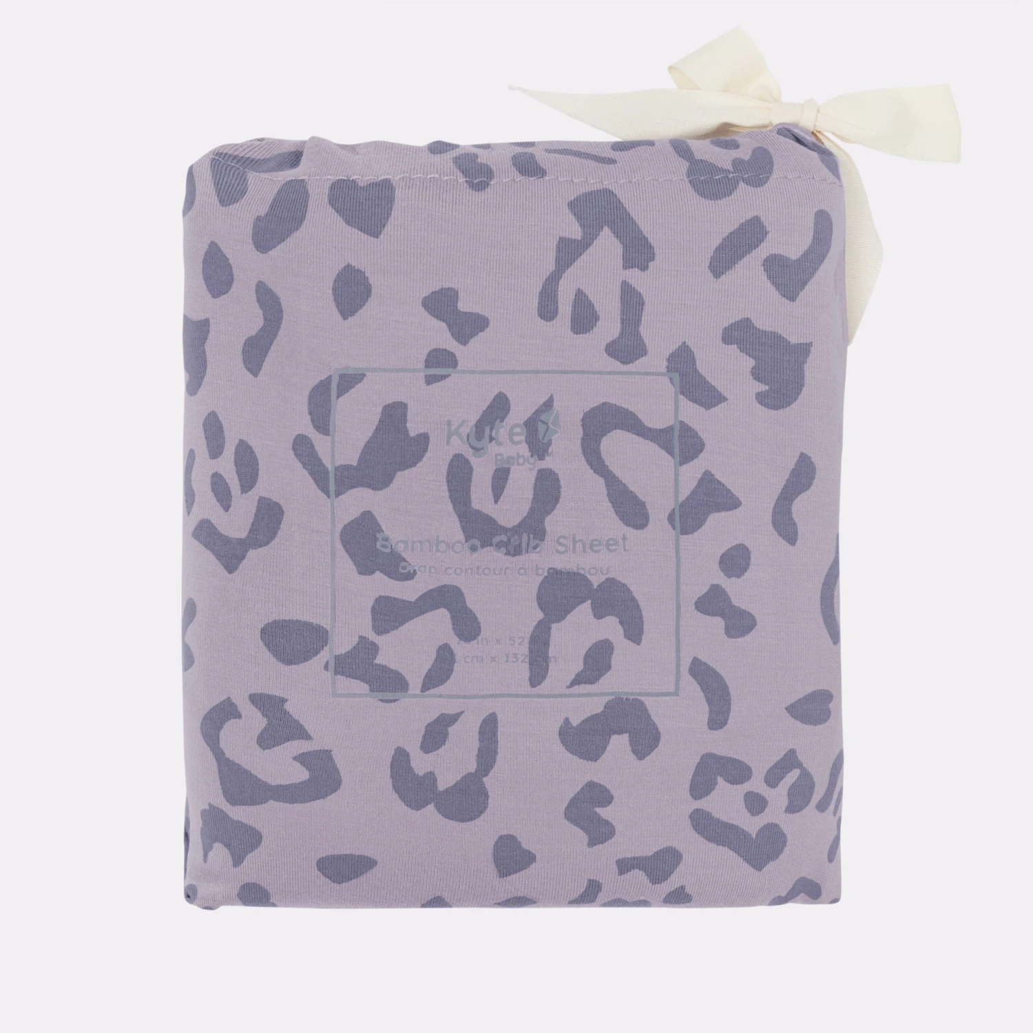 Twin Sheet In Taro Leopard 5 Twin Sheet In Taro Leopard - Image 3