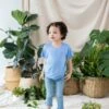 Toddler V-Neck Tee In Periwinkle -Kyte Baby kyte baby v neck toddler unisex tee toddler v neck tee in periwinkle 32097422803055