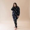 Women's Jogger Pajama Set In Big Midnight Magnolia -Kyte Baby kyte baby women s jogger pajama set women s jogger pajama set in big midnight magnolia 31777046790255