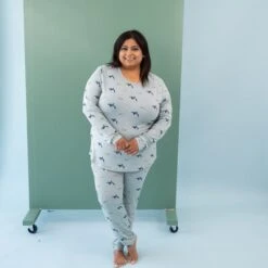 Women's Jogger Pajama Set In Coastline