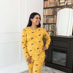 Women's Jogger Pajama Set In Hufflepuff™ -Kyte Baby kyte baby women s jogger pajama set women s jogger pajama set in hufflepuff 32475959951471