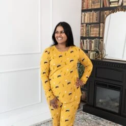 Women's Jogger Pajama Set In Hufflepuff™ -Kyte Baby kyte baby women s jogger pajama set women s jogger pajama set in hufflepuff 32475959984239