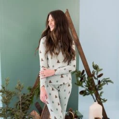 Women's Jogger Pajama Set In Trail -Kyte Baby kyte baby women s jogger pajama set women s jogger pajama set in trail 32519477624943
