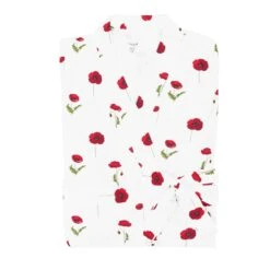 Women’s Lounge Robe In Cloud Poppies -Kyte Baby kyte baby women s lounge robe women s lounge robe in cloud poppies 32532419969135