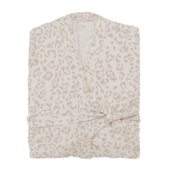 Women’s Lounge Robe In Oat Leopard -Kyte Baby kyte baby women s lounge robe women s lounge robe in oat leopard 32326608846959
