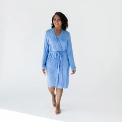 Women’s Lounge Robe In Periwinkle