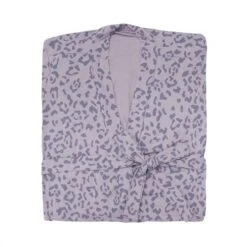 Women’s Lounge Robe In Taro Leopard -Kyte Baby kyte baby women s lounge robe women s lounge robe in taro leopard 32326609010799