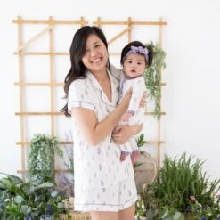 Women’s Short Sleeve Pajama Set In Lavender -Kyte Baby kyte baby women s short sleeve pajama set women s short sleeve pajama set in lavender 32168662630511