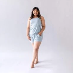 Women’s Tank Set In Fog -Kyte Baby kyte baby women s tank set fog xs women s tank set in fog 29962411540591