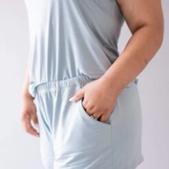 Women’s Tank Set In Fog -Kyte Baby kyte baby women s tank set women s tank set in fog 30001262133359