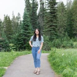 Women’s Relaxed Fit V-Neck In Coastline -Kyte Baby kyte baby women s v neck women s relaxed fit v neck in coastline 32519477526639