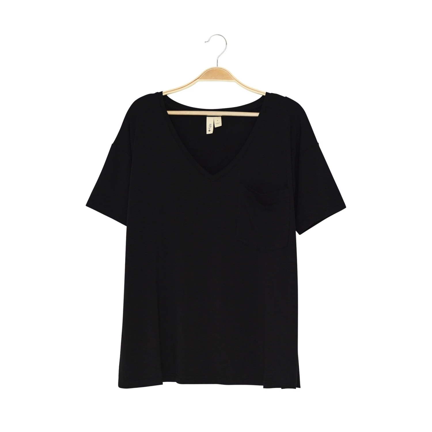 Women’s Relaxed Fit V-Neck In Midnight 4 Women’s Relaxed Fit V-Neck In Midnight - Image 2
