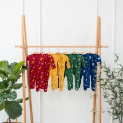 Zippered Footie In Gryffindor™ -Kyte Baby kyte baby zippered footies zippered footie in gryffindor 32475964440687