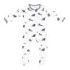 Zippered Footie In Raccoon -Kyte Baby kyte baby zippered footies zippered footie in raccoon 32715360632943