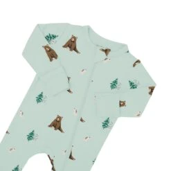 Zippered Footie In Trail -Kyte Baby kyte baby zippered footies zippered footie in trail 32530732089455