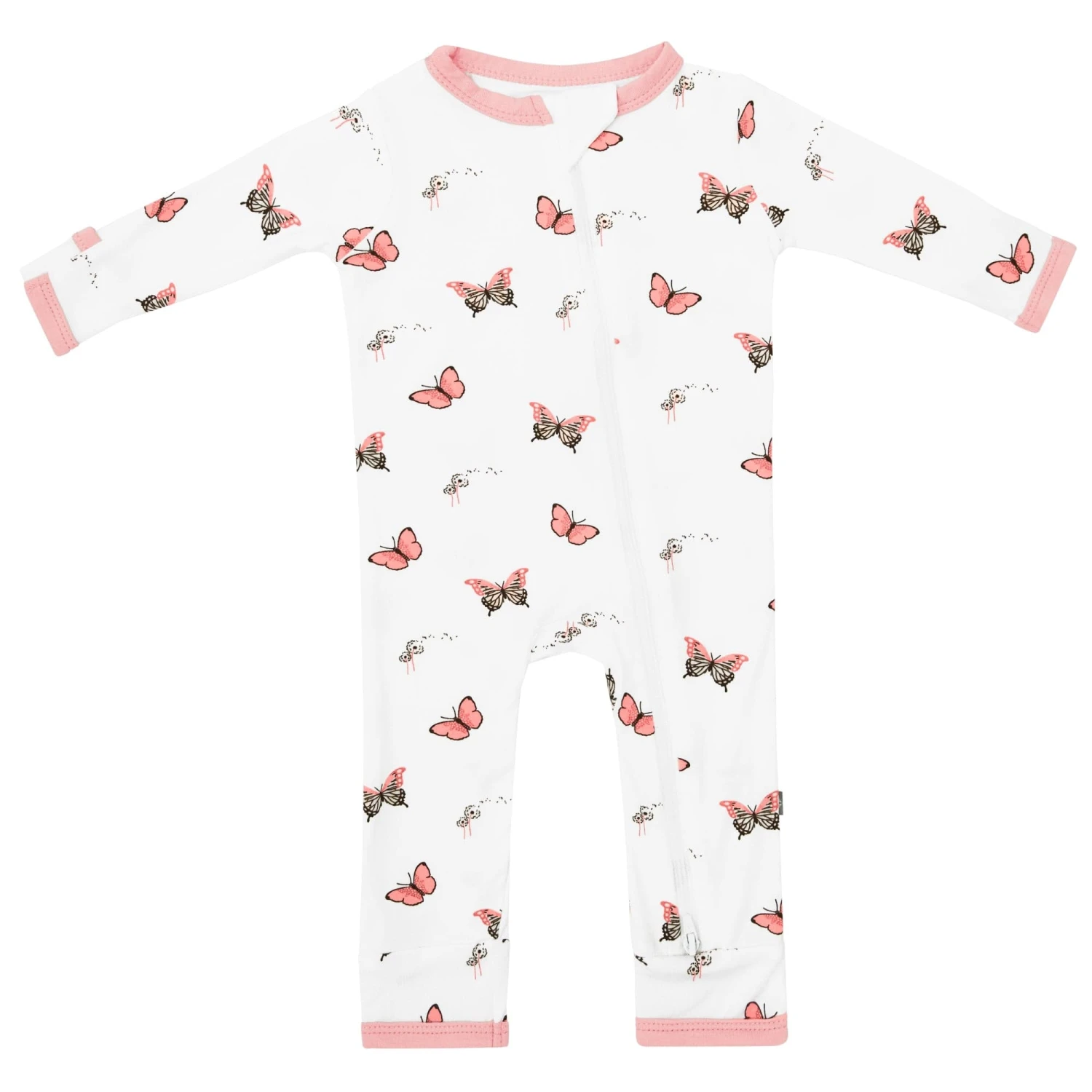 Zippered Romper In Butterfly 3 Zippered Romper In Butterfly