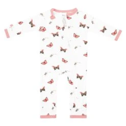 Zippered Romper In Butterfly 17 Zippered Romper In Butterfly -Kyte Baby kyte baby zippered rompers zippered romper in butterfly 31993097879663