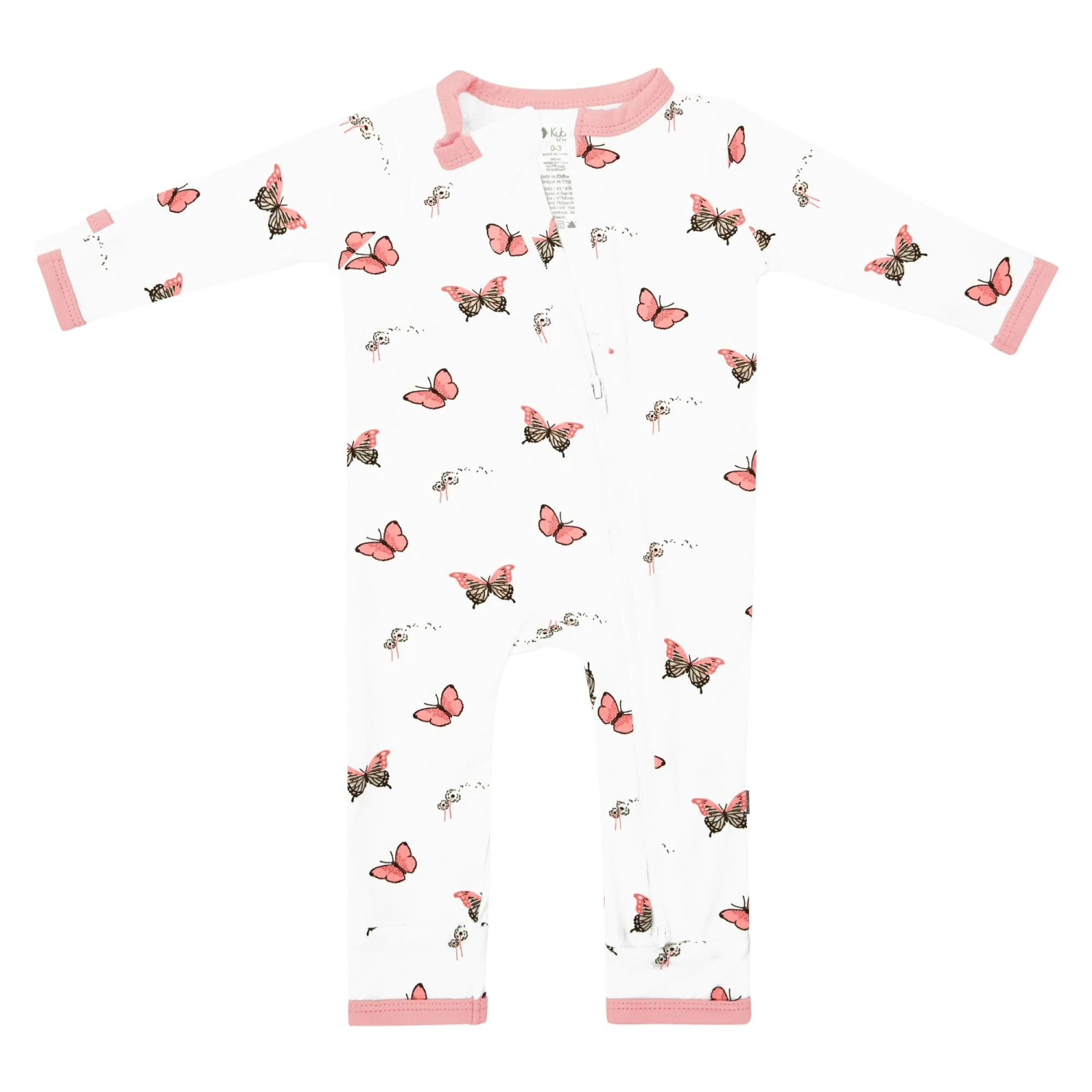 Zippered Romper In Butterfly 10 Zippered Romper In Butterfly - Image 8