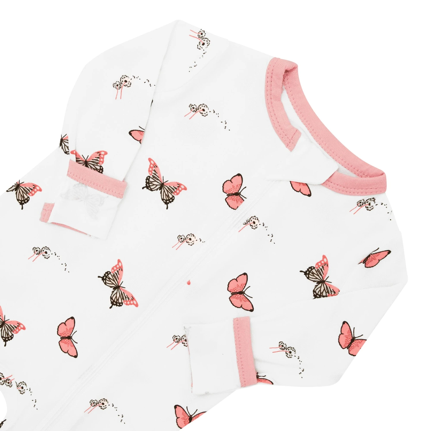 Zippered Romper In Butterfly 9 Zippered Romper In Butterfly - Image 7