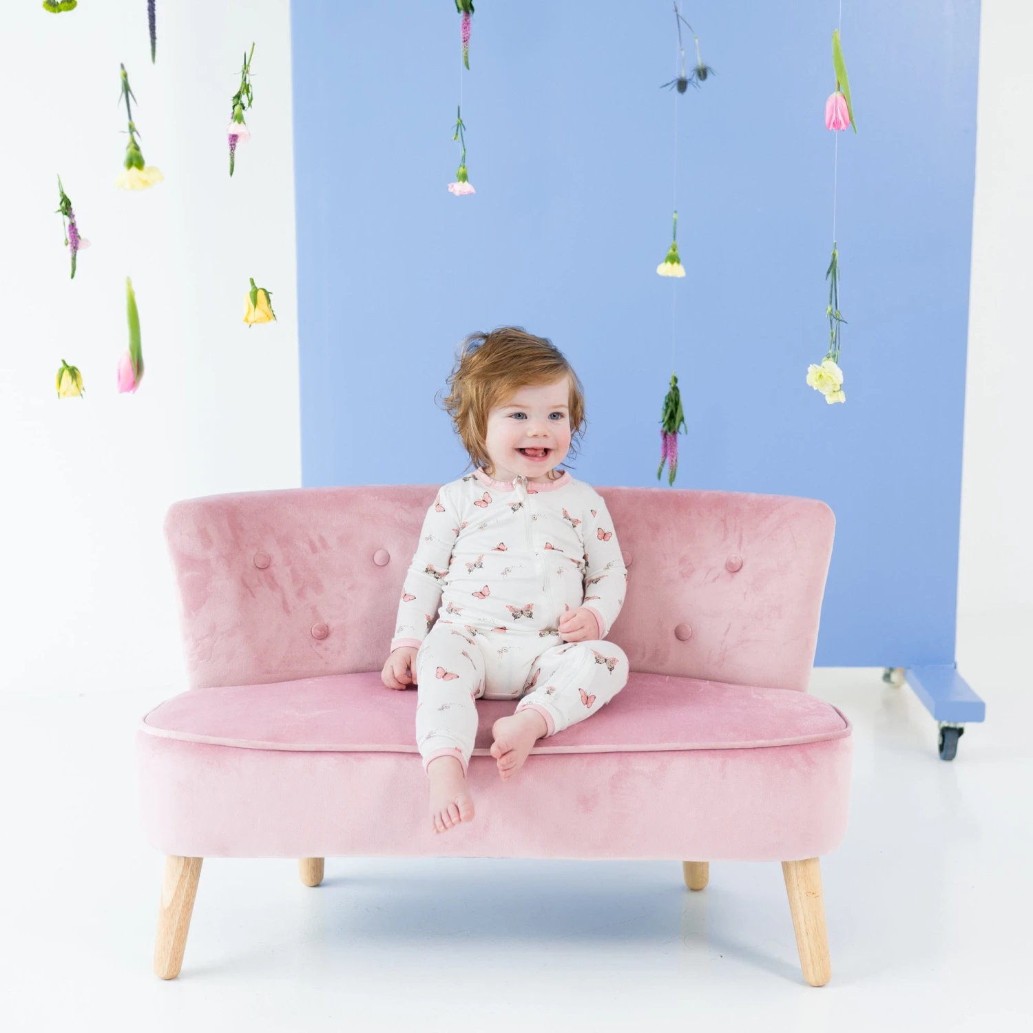 Zippered Romper In Butterfly 6 Zippered Romper In Butterfly - Image 4