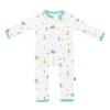 Zippered Romper In Cloud Party -Kyte Baby kyte baby zippered rompers zippered romper in cloud party 32605513056367