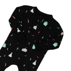 Zippered Romper In Midnight Party 12 Zippered Romper In Midnight Party -Kyte Baby kyte baby zippered rompers zippered romper in midnight party 32605513515119