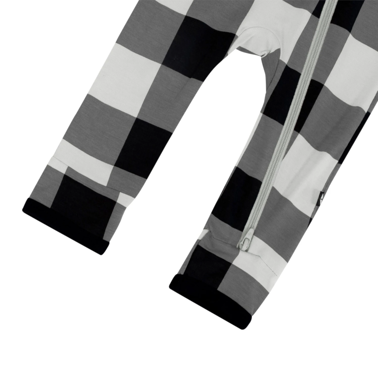 Zippered Romper In Midnight Plaid 8 Zippered Romper In Midnight Plaid - Image 6