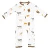 Zippered Romper In Moo -Kyte Baby kyte baby zippered rompers zippered romper in moo 31480799494255