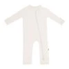 Zippered Romper In Oat -Kyte Baby kyte baby zippered rompers zippered romper in oat 32790619652207